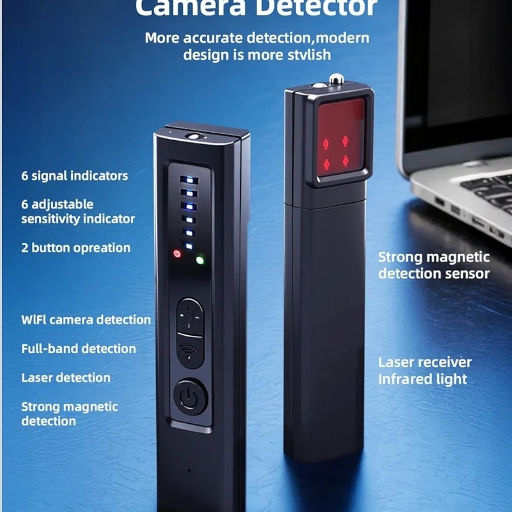 Black Hidden Camera Detector